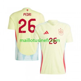 Maillot de Foot Espagne Pedri 26 Extérieur UEFA EURO 2024